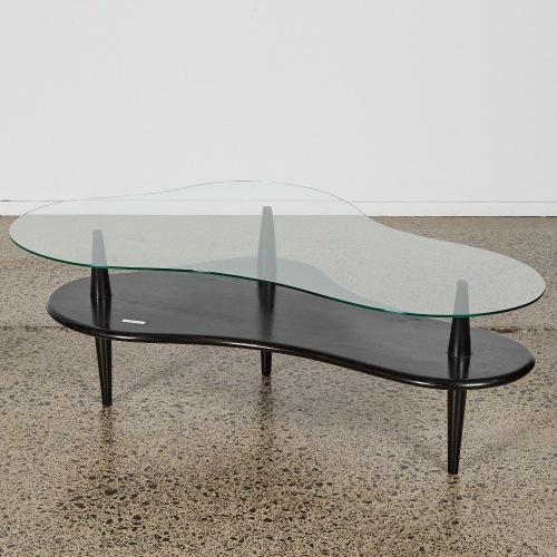 A Cloud Ebonised Coffee Table by Bob Roukema for Jon Jansen