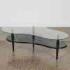 A Cloud Ebonised Coffee Table by Bob Roukema for Jon Jansen
