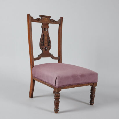 A Chippendale Style Bedroom Chair 