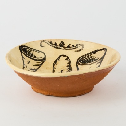 A Martin Poppelwell Hand-Decorated Bowl