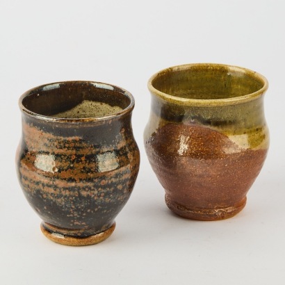 A Pair of Barry Brickell Beakers
