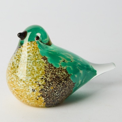 A Hand-blown Glass Bird