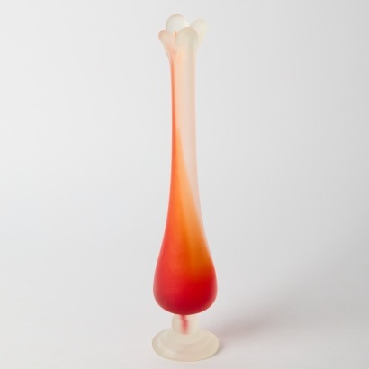 A Vintage Safedge Glass Vase, Japan