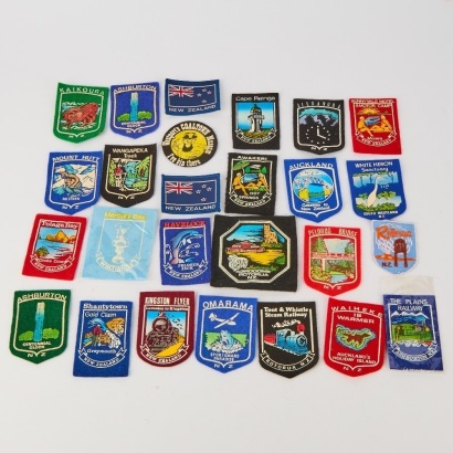 A Collection of Twenty Six Vintage Patches, NZ