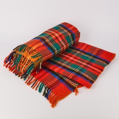 A Glenfiddich Plaid Centenary Pure Wool Rug