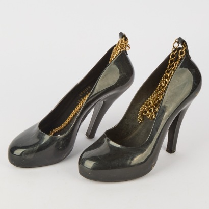 A Pair of Vivienne Westwood X Melissa Shoes Size US9
