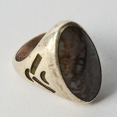 A Native American Sterling Silver Ring from New Mexico USA