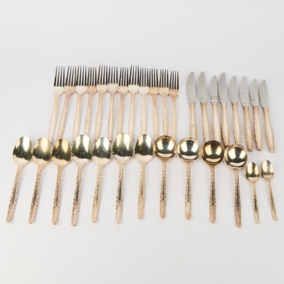 A Rodd My Lady Silverplate Cutlery 33 Piece Set