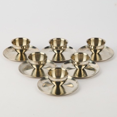 Six Polaris Norway Stainless Egg Cups
