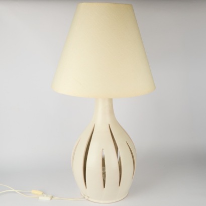 A Large Ceramic Artisan Italian Lamp Soso Positano
