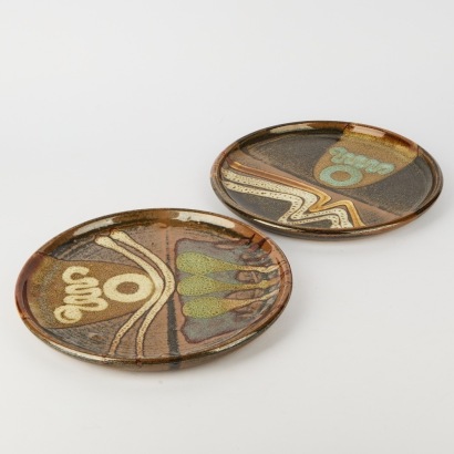 A Pair of Brian Gartside Plates