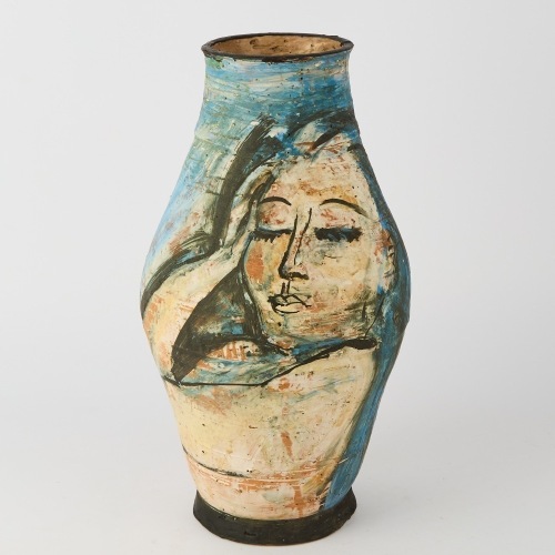 A Hand Built Diana Poor Vase