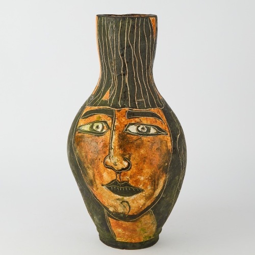 A Hand Built Diana Poor Vase