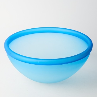 An Ann Robinson Handmade Cast Glass Bowl