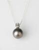 18ct White South Sea Pearl and Diamond Pendant
