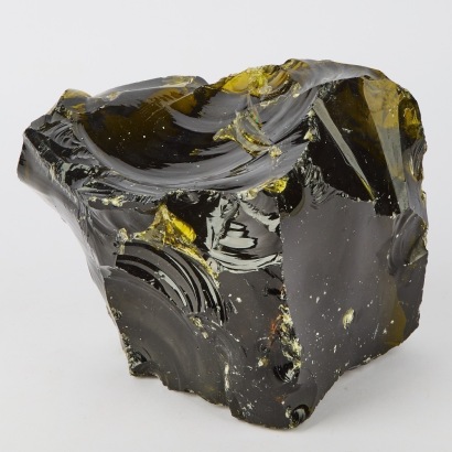 A Large Eight Kilogram Block of Obsidian