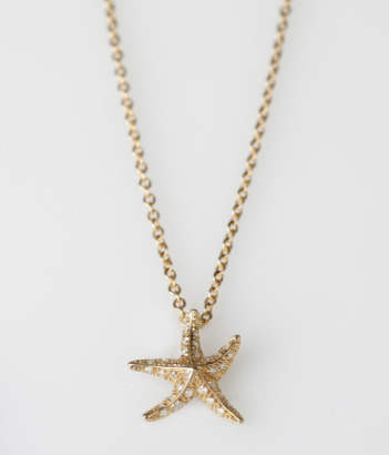9ct Diamond Starfish Pendant