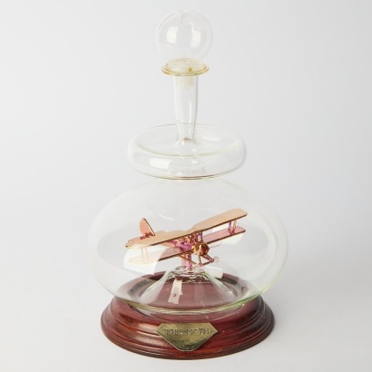 An Ornamental Glass Model of a Tiger Moth