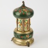 An Antique Hand-Painted Musical Cigar Dispenser, Italy
