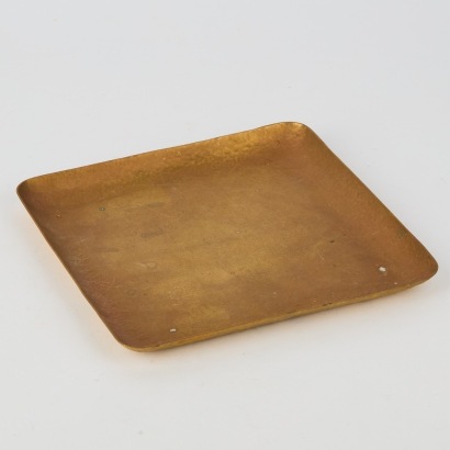 A Vintage Brass Tray