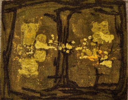 A Mid-Century Danish Shag Rug, c.1960