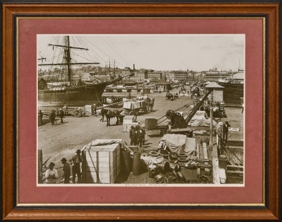 A Historic Auckland Harbor Photograph