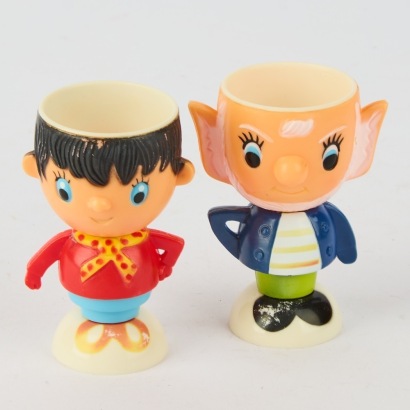 A Pair of Vintage Noddy Edd Cups