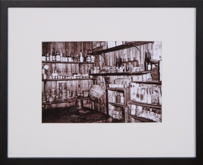 A Print of Scott's Base, Cape Evans, Antarctica, 1961