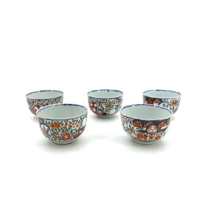 Five Japanese Imari Cups (Bao Mark)