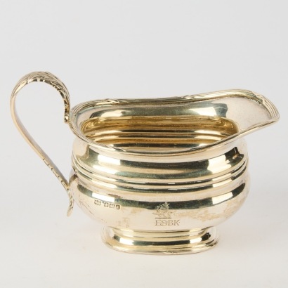 A Sterling Silver Gravy Boat