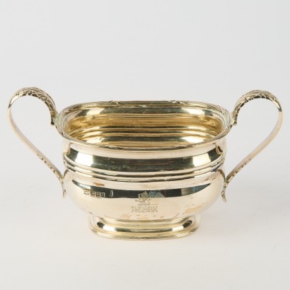 A Sterling Silver Sugar Bowl
