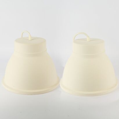 A Pair of Muuto Studio Pendant Lamps