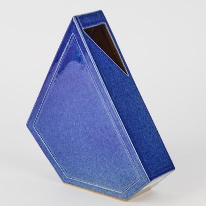 A NZ Studio Pottery Slab Built Vase