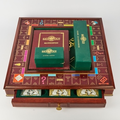 A Vintage Franklin Mint Collectors Edition Manopoly