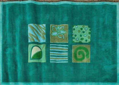 A Contemporary Design Floor Rug