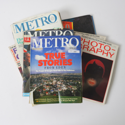 A Collection of Magazines &mdash; Metro, Popular Photography and The New Internationalist