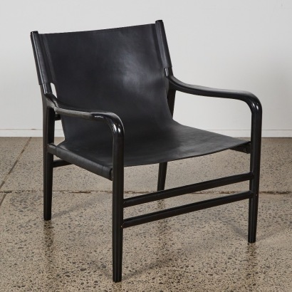 A Maxalto Leather Occasional Chair