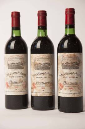 (3) 1982 Chateau Grand Puy Lacoste, Pauillac