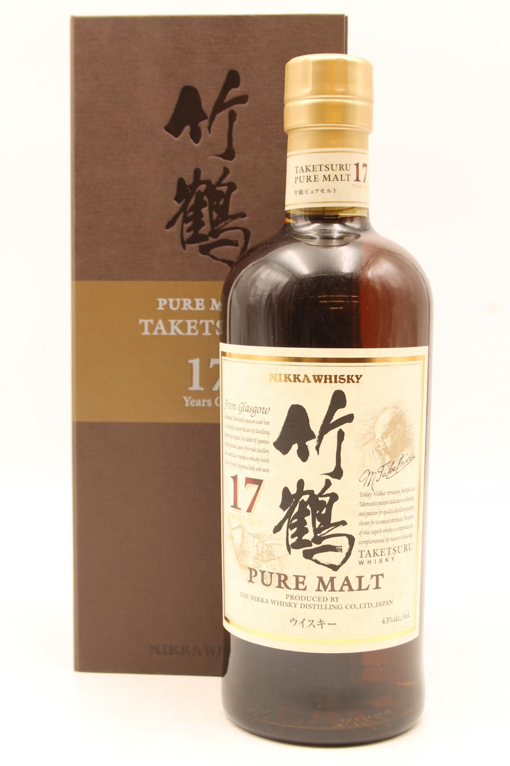 1) Nikka Taketsuru Pure Malt 17 Year Old Blended Japanese Malt