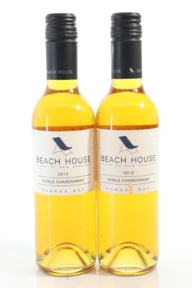 (2) 2016 Beach House Noble Chardonnay, Hawke's Bay, 375ml