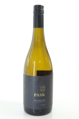 (1) 2016 Pask Declaration Chardonnay, Gimblett Gravels [JR16]