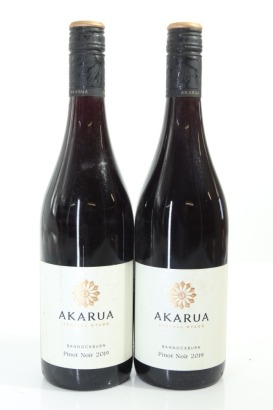 (2) 2019 Akarua Pinot Noir, Bannockburn