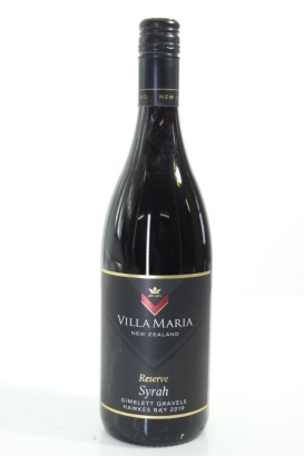 (1) 2019 Villa Maria Reserve Syrah, Gimblett Gravels