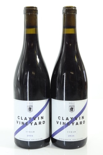 (2) 2016 Wheeler & Fromm Clayvin Vineyard Syrah, Marlborough