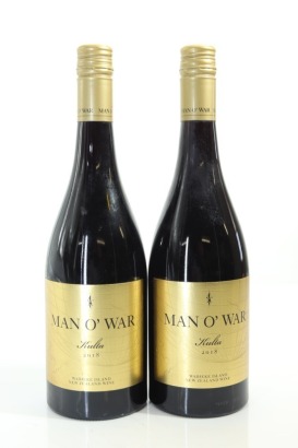 (2) 2018 Man O' War Totto Kulta Syrah, Waiheke Island [JR18]