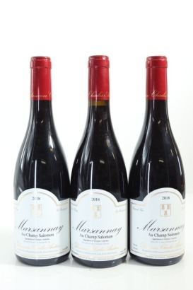 (3) 2018 Domaine Charles Audoin Marsannay Au Champ Salomon Rouge, Cote de Nuits