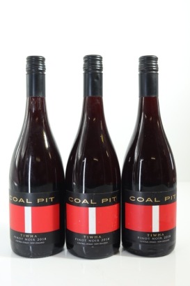 (3) 2018 Coal Pit Tiwha Pinot Noir, Gibbston