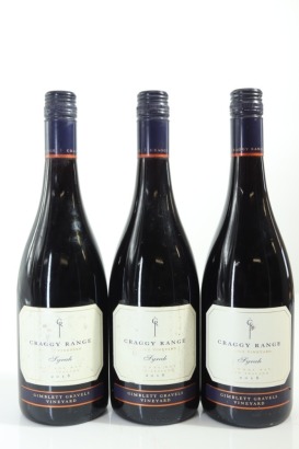 (3) 2018 Craggy Range Syrah, Gimblett Gravels