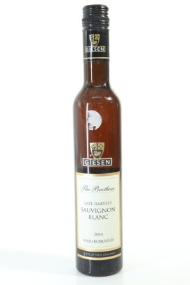 (1) 2014 Giesen The Brothers Late Harvest Sauvignon Blanc, Marlborough, 375ml [JR17.5]