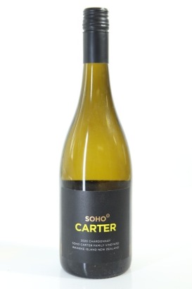 (1) 2020 Soho Carter Chardonnay, Waiheke Island